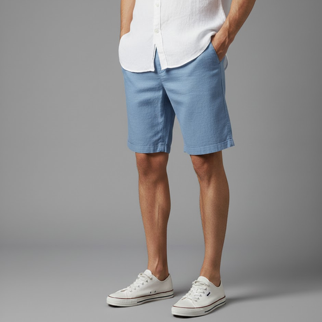Bermuda Masculina Linho Phuket