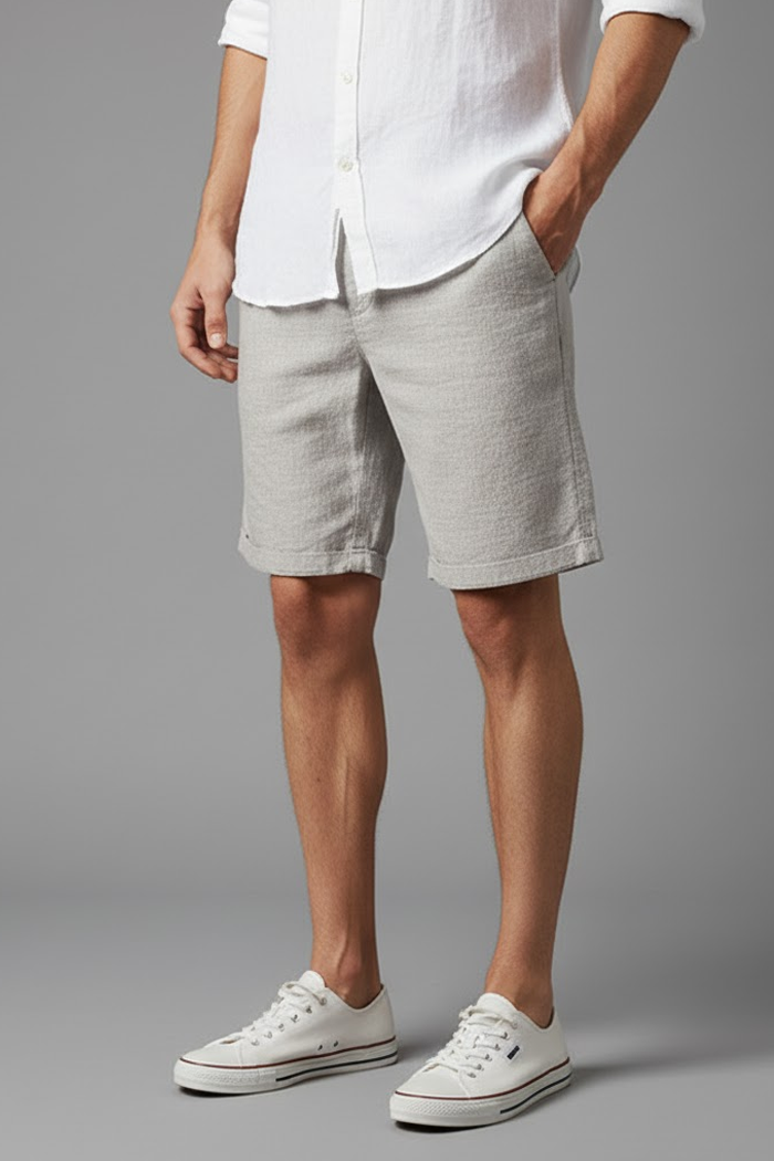 Bermuda Masculina Linho Phuket