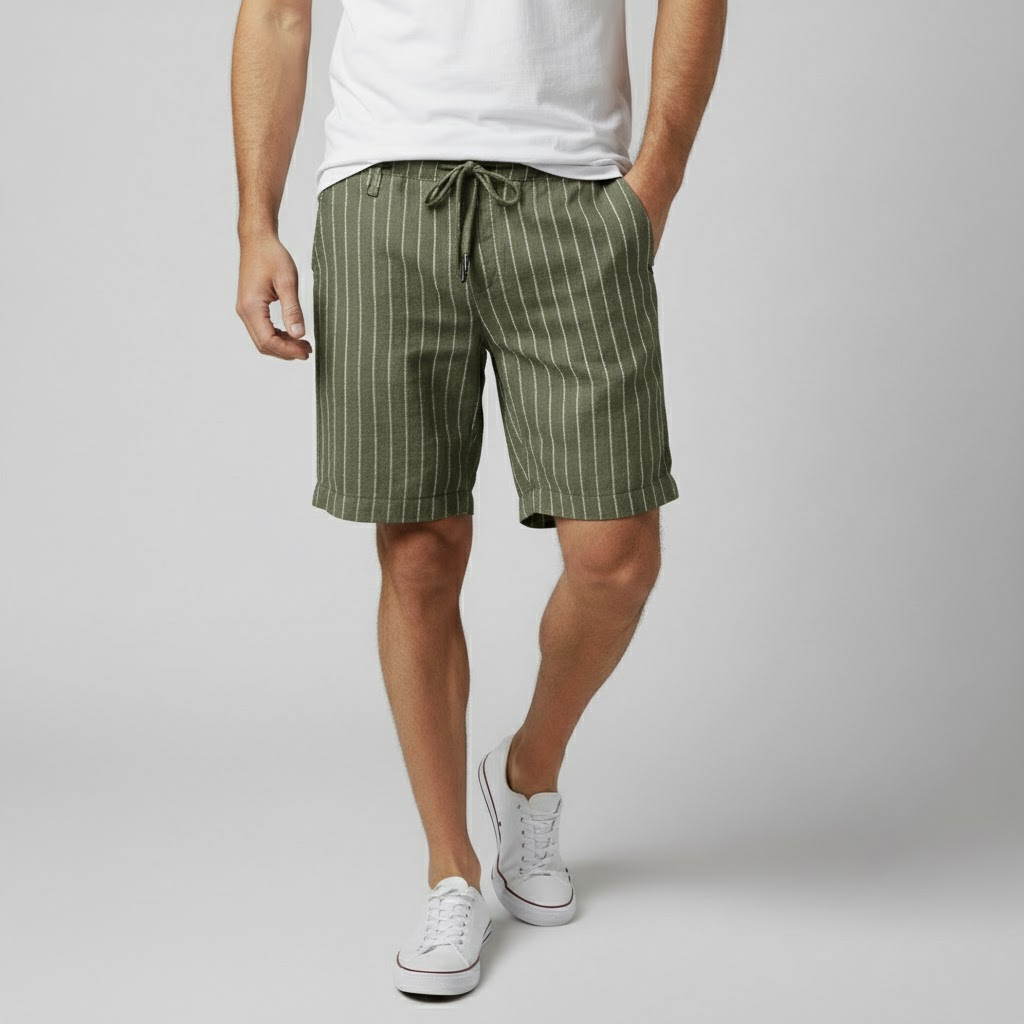 Bermuda Masculina Linho Firenze