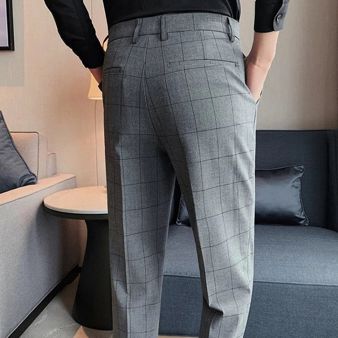 Calça Alfaiataria Masculina Gurkha Xadrez