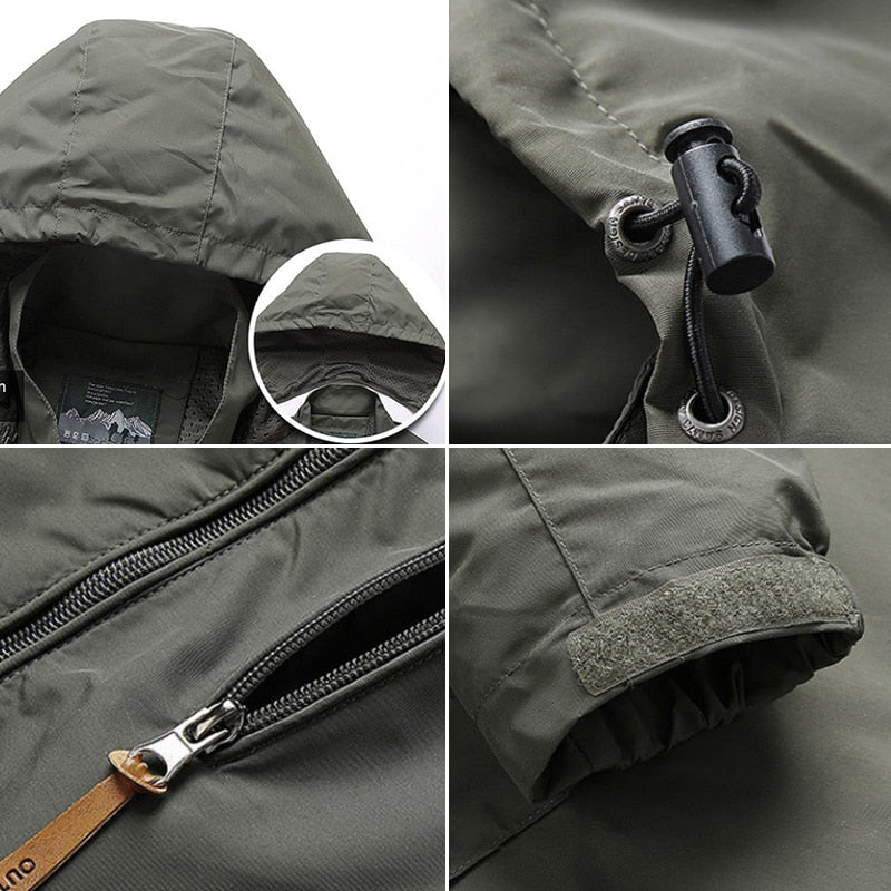 Jaqueta Masculina Corta Vento Impermeável