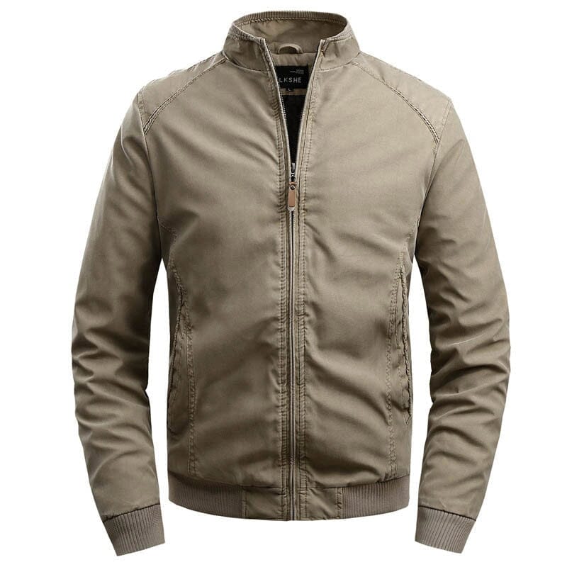 Jaqueta Masculina Bomber Atemporal com Gola Estruturada