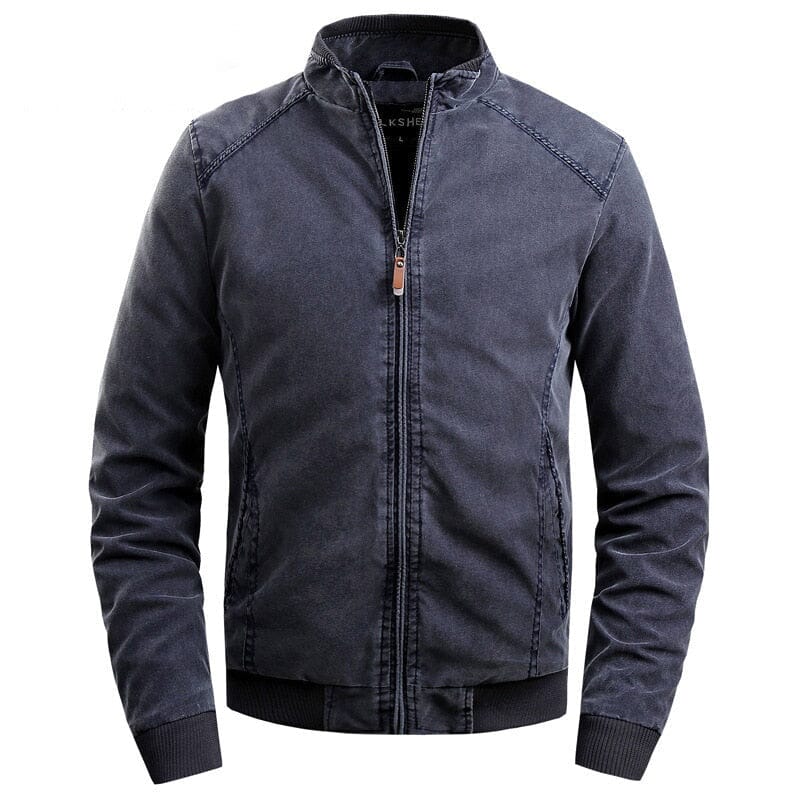 Jaqueta Masculina Bomber Atemporal com Gola Estruturada