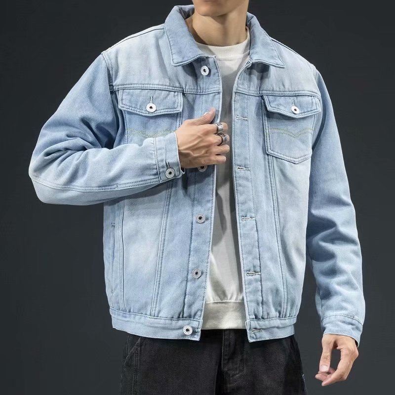 Jaqueta Jeans Masculina Trucker Acolchoada com Forro em Lã