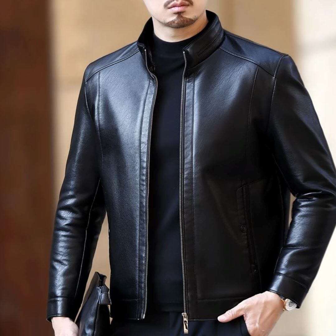 Jaqueta Masculina de Couro Keanu