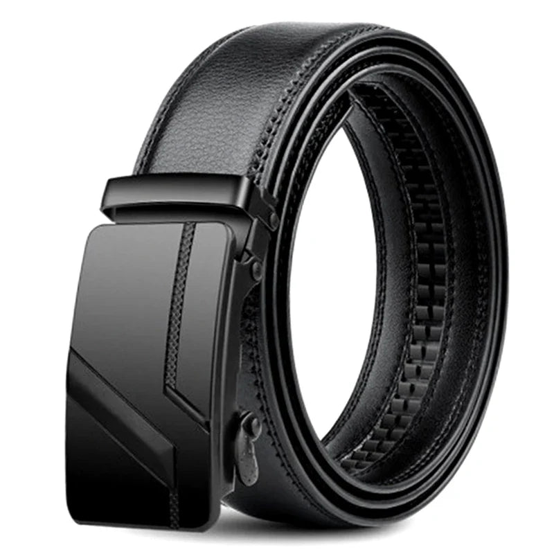 Cinto Masculino de Couro Fivela Automática | Sem Furos | Casualle Belt III