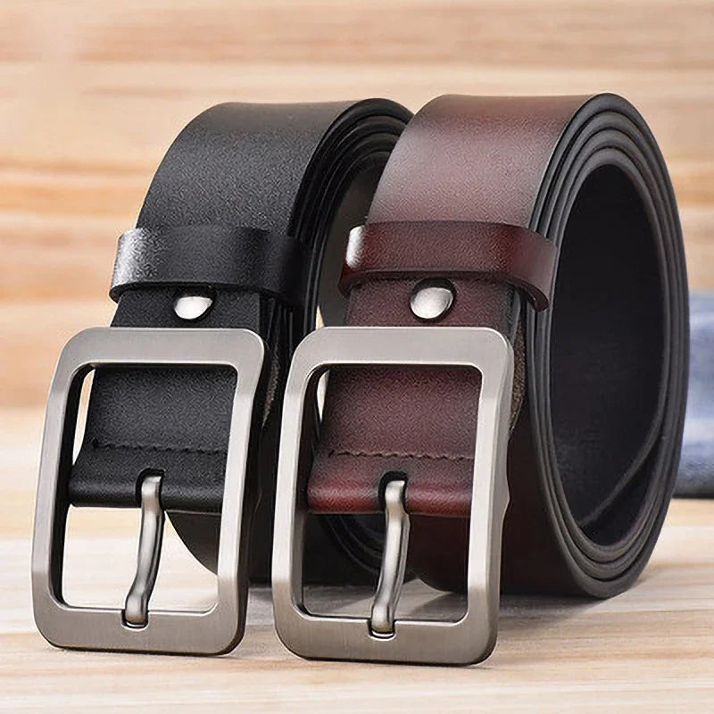 Cinto Masculino de Couro Premium 3,8cm | Design Clássico | Allegante Smart