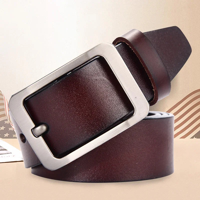 Cinto Masculino de Couro Premium 3,8cm | Design Clássico | Allegante Smart