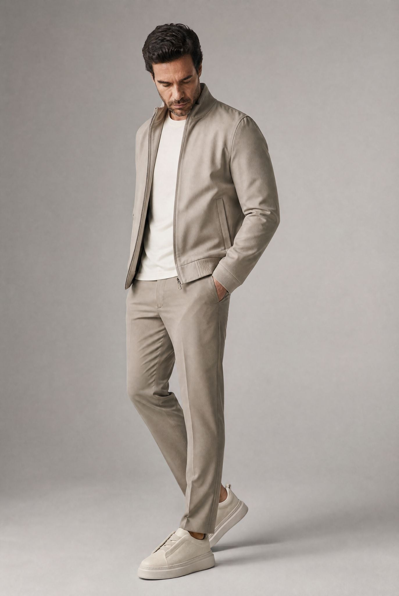 Tênis Casual Masculino em Couro Amsterdã
