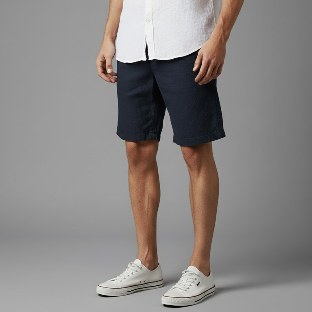 Bermuda Masculina Linho Phuket