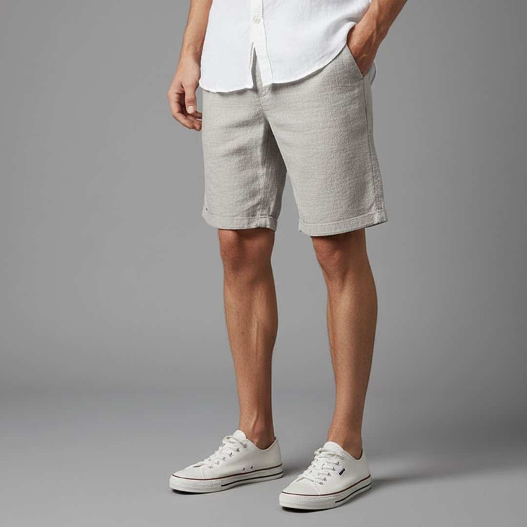 Bermuda Masculina Linho Phuket