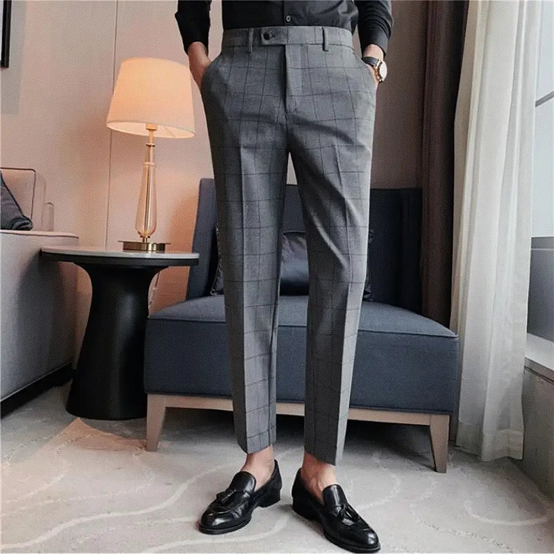 Calça Alfaiataria Masculina Gurkha Xadrez