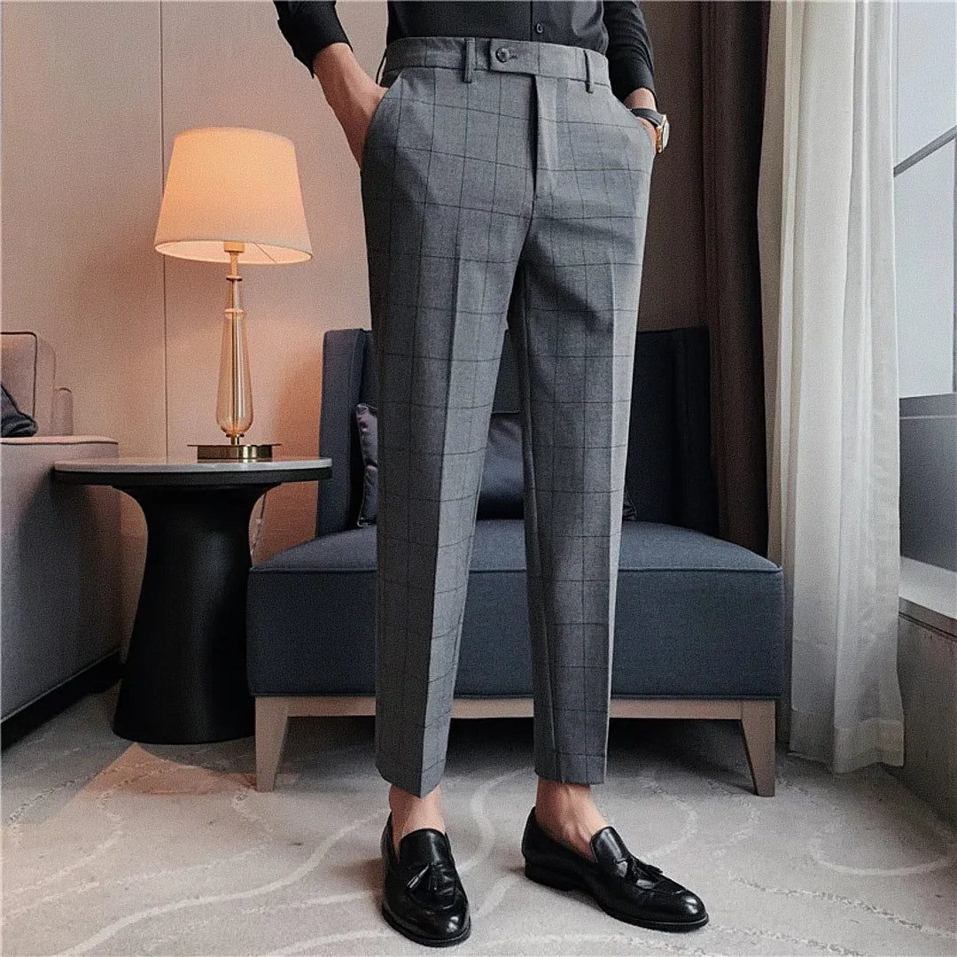 Calça Alfaiataria Masculina Gurkha Xadrez