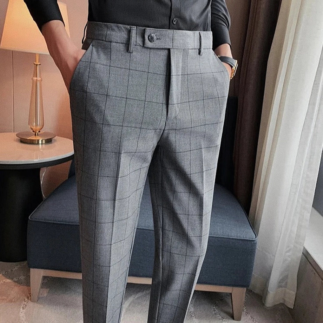 Calça Alfaiataria Masculina Gurkha Xadrez