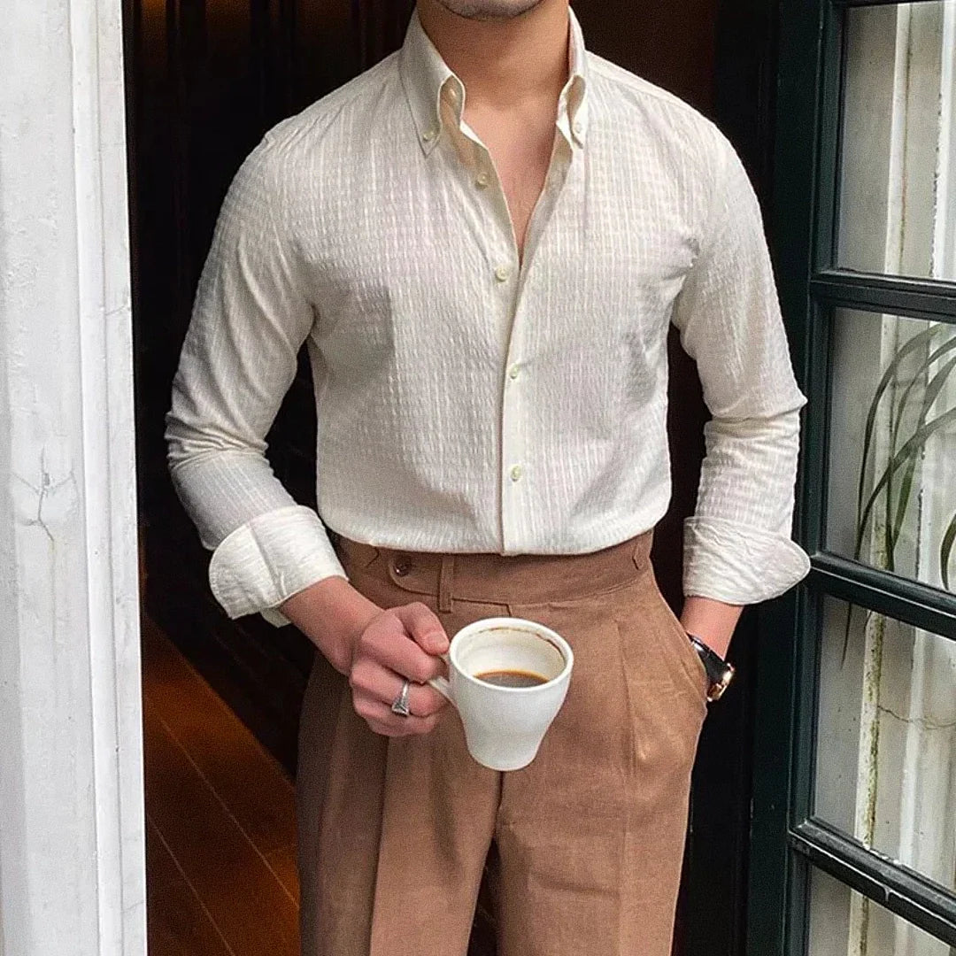 Camisa Social Masculina Nibosi