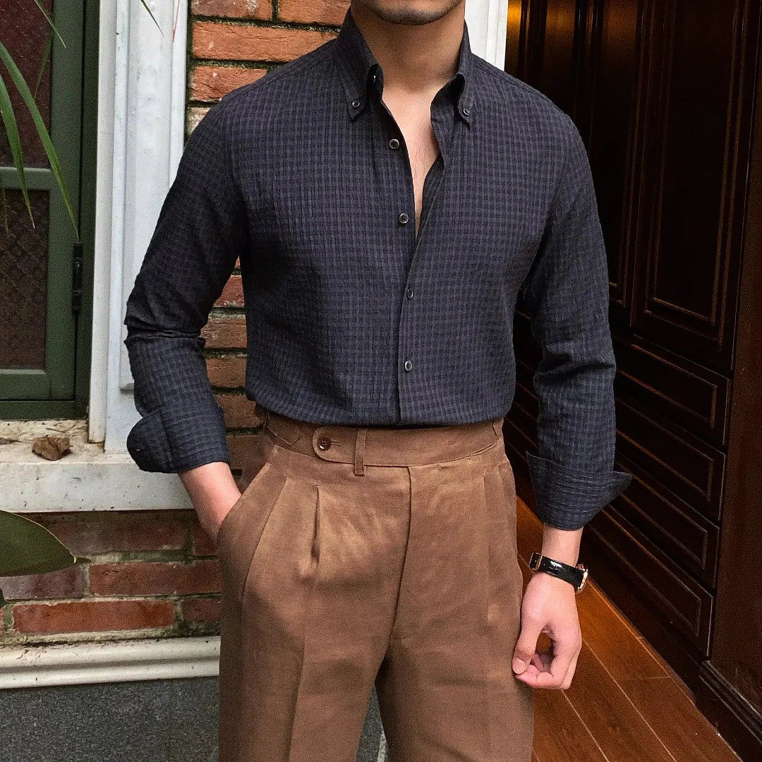 Camisa Social Masculina Nibosi