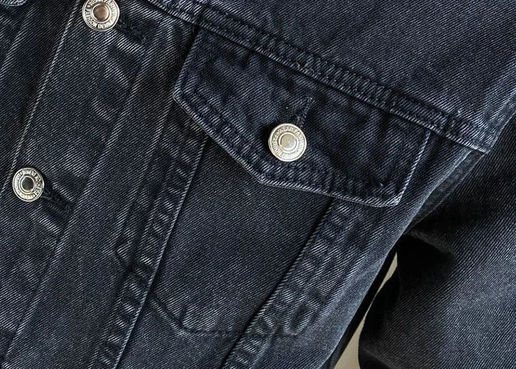 Jaqueta Jeans Masculina com Botões Molvec