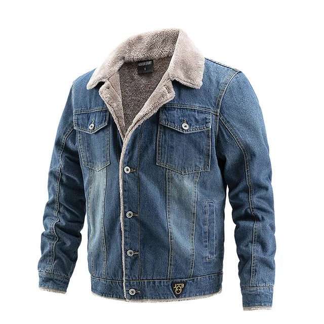Jaqueta Jeans Masculina Forrada Savoy