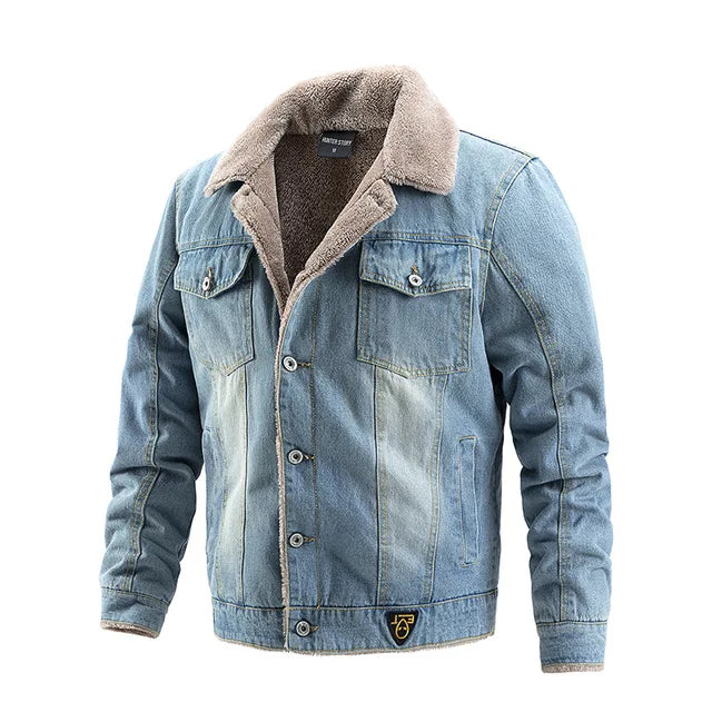 Jaqueta Jeans Masculina Forrada Savoy