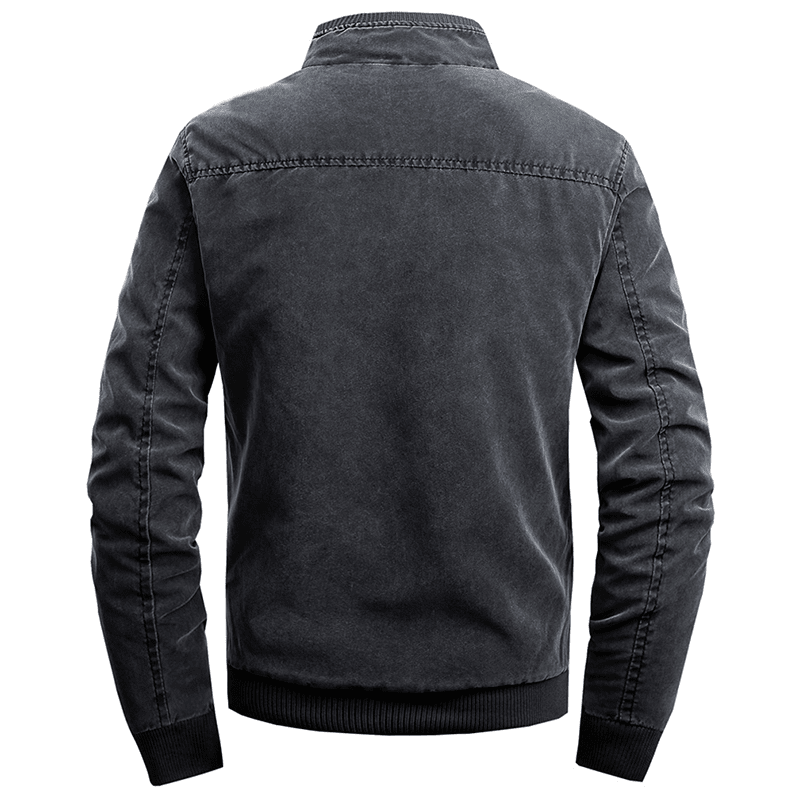 Jaqueta Masculina Bomber Atemporal com Gola Estruturada