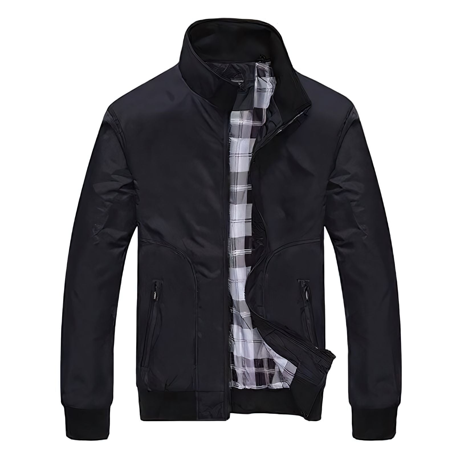 Jaqueta Masculina Bomber com Forro Xadrez Clássico