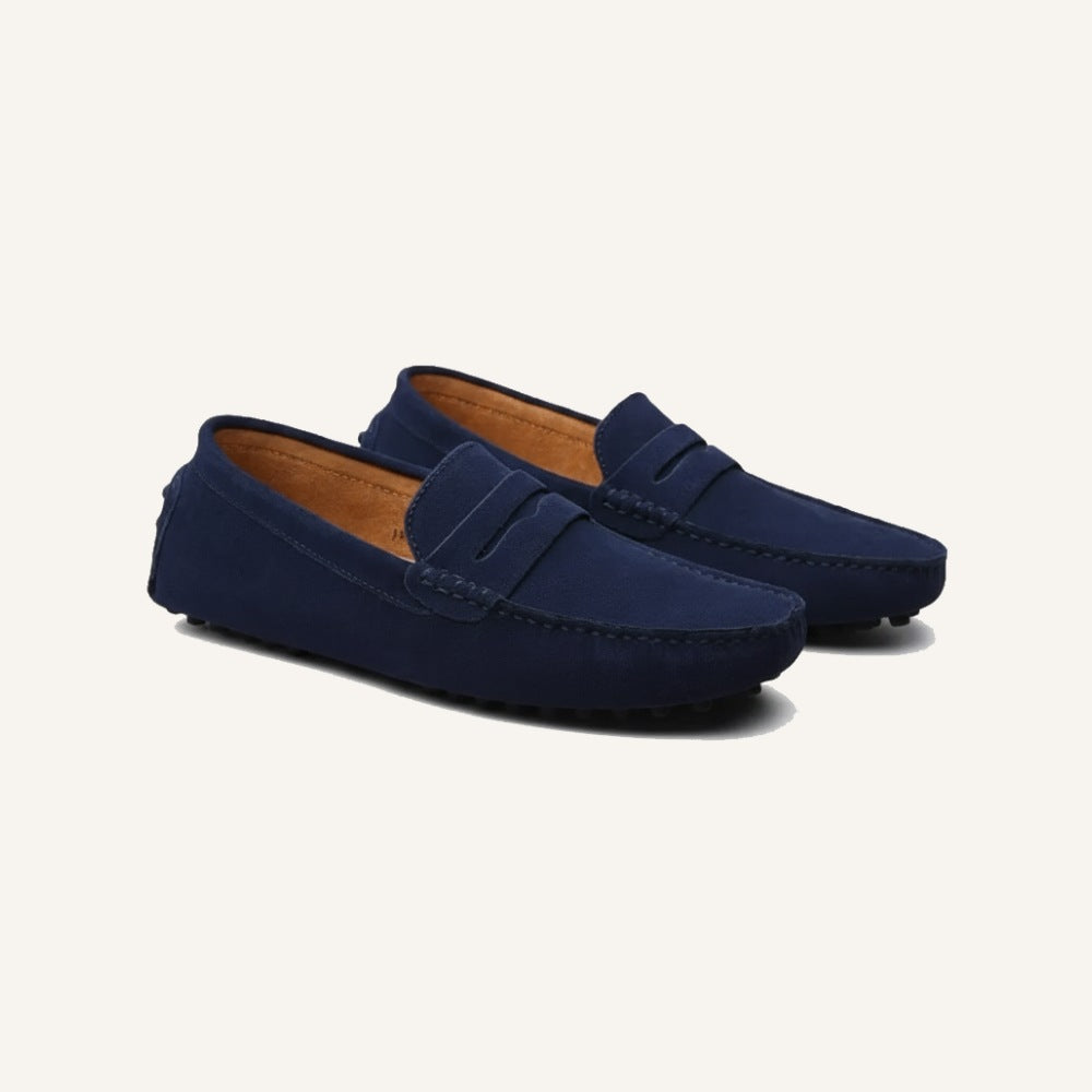 Mocassim Loafer Driver de Camurça Cortez