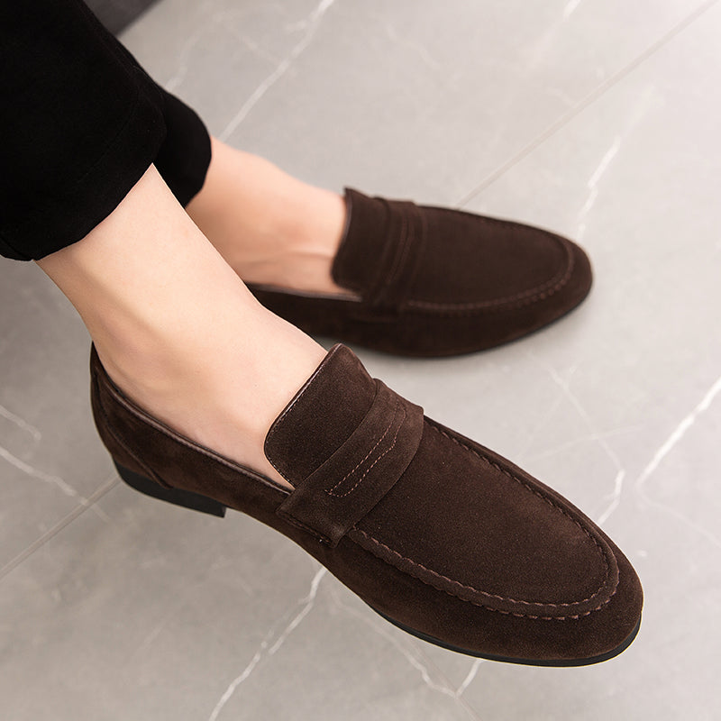 Mocassim Loafer Masculino de Camurça Piazzi