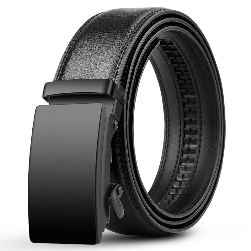 Cinto Masculino de Couro Fivela Automática | Sem Furos | Casualle Belt III