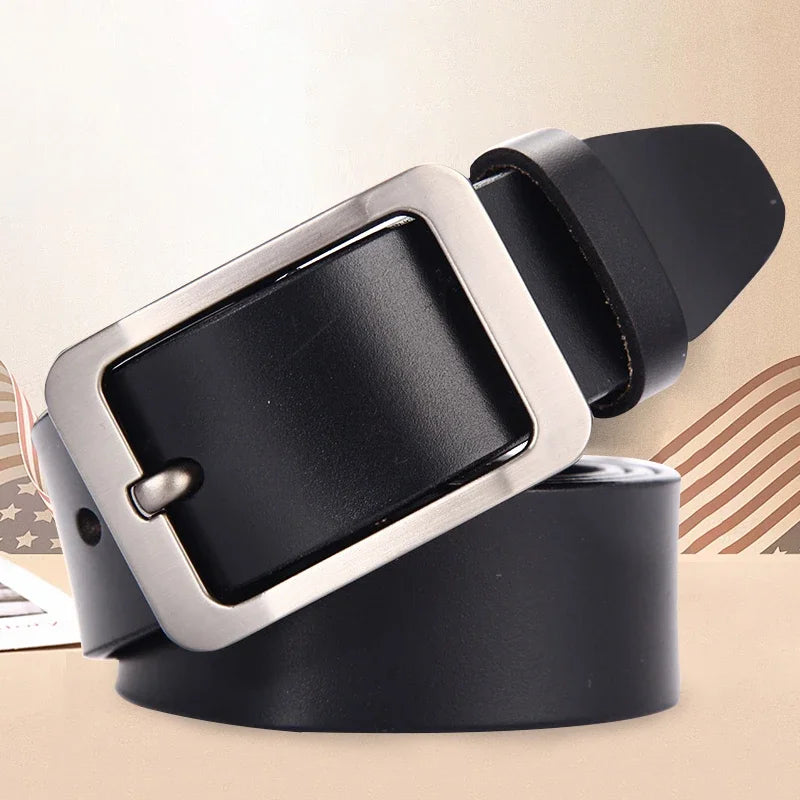 Cinto Masculino de Couro Premium 3,8cm | Design Clássico | Allegante Smart