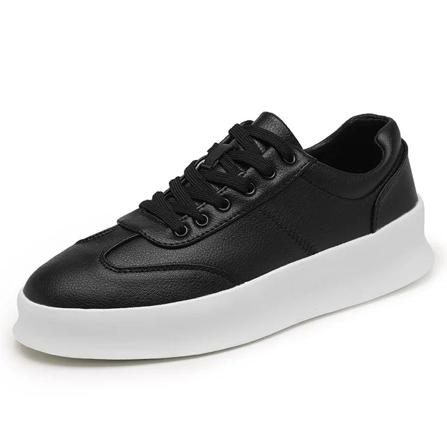 Tênis Casual Masculino em Couro Siena