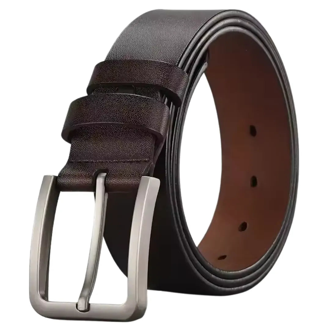 Cinto Masculino de Couro Legítimo Allegante Plus II (Até 170cm)
