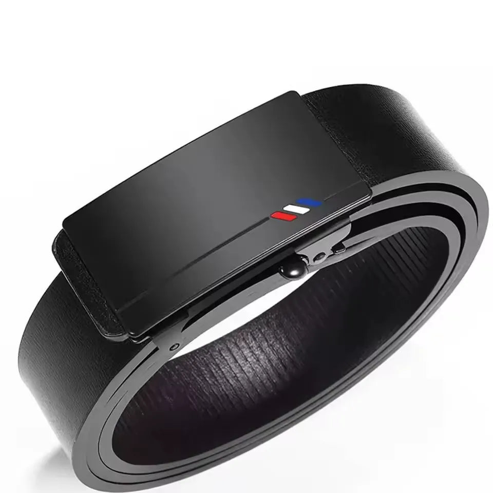 Cinto de Couro Masculino Fivela Automática | Casualle Belt II
