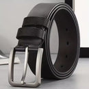 Cinto Masculino de Couro Legítimo Allegante Plus II (Até 170cm) - PRETO