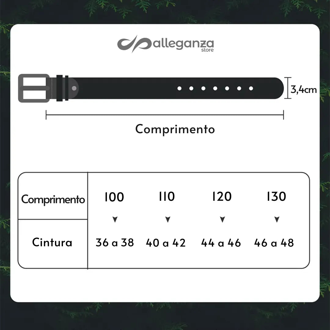 Cinto Masculino de Lona com Fivela Dupla em Metal | Casualle Silver